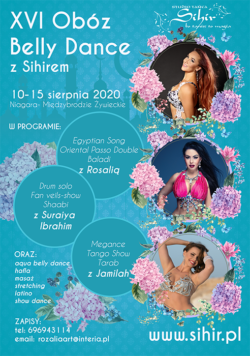 XVI Obóz Belly dance z Rosalia 2020